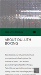 Mobile Screenshot of duluthboxing.com